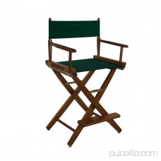Extra-Wide Premium 18 Directors Chair Natural Frame W/Hunter Green Color Cover 563751148